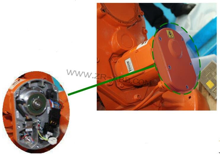 ABB機器人IRB2400系列伺服電機軸拆裝步驟流程